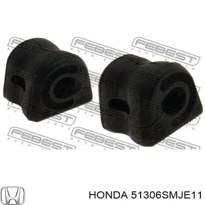 Втулка стабилизатора переднего правая Honda 51306SMJE11