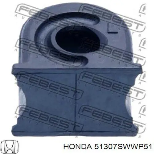 Втулка стабилизатора переднего Honda 51307SWWP51