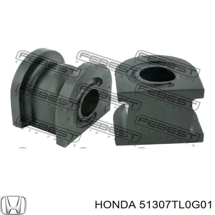 Купить 51307TL0G01 Honda Втулки переднего стабилизатора
