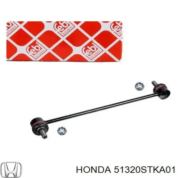 Soporte de barra estabilizadora delantera 51320STKA01 Honda/Acura