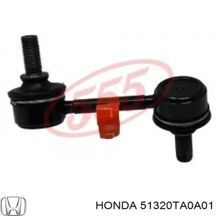 Стойка стабилизатора, переднего, правая Honda 51320TA0A01