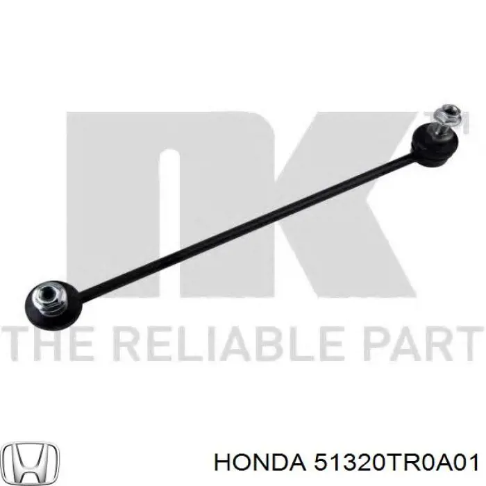 Стойка переднего стабилизатора правая 51320TR0A01 Honda