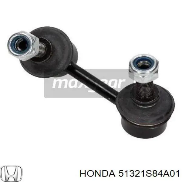Стойка стабилизатора, переднего, левая Honda 51321S84A01