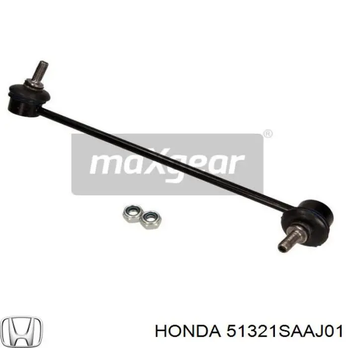 Стойка стабилизатора переднего левая Honda 51321SAAJ01