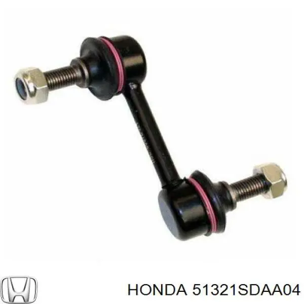 Стойка стабилизатора переднего левая Honda 51321SDAA04