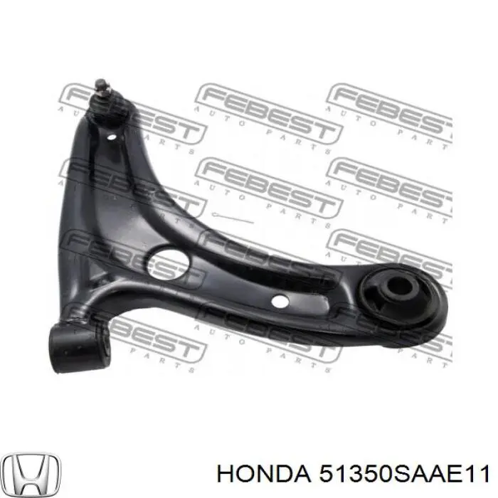 51350SAAE11 Honda Рычаг передней подвески нижний, правый