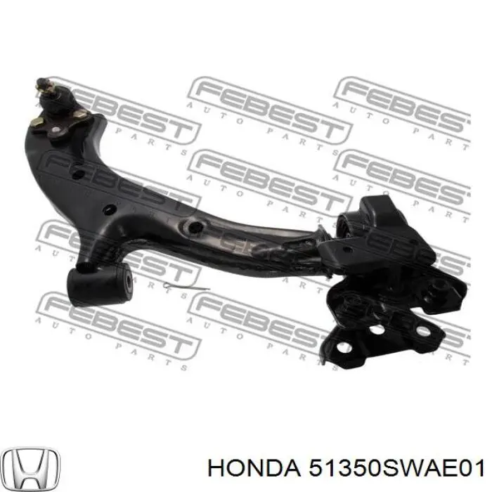 Купить 51350SWAE01 Honda Нижний правый рычаг передней подвески