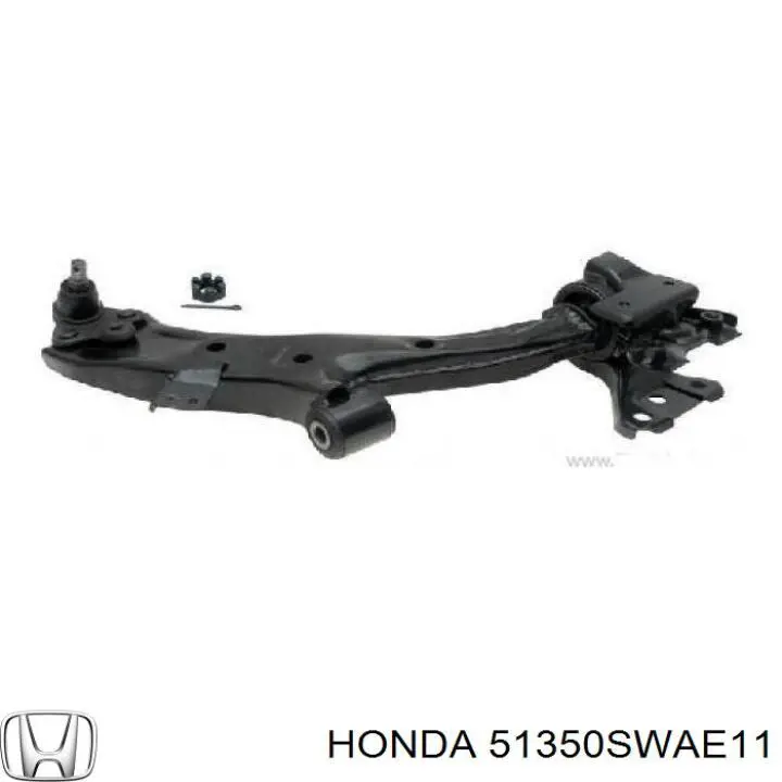 Правый рычаг передней нижней подвески Honda 51350SWAE11 цена, от 45.61 USD