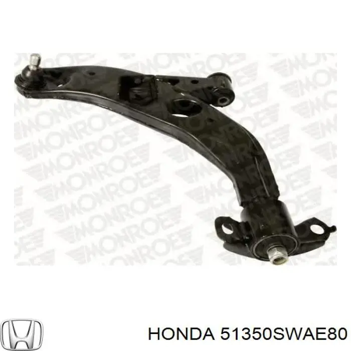 Купить 51350SWAE80 Honda Нижний правый рычаг передней подвески