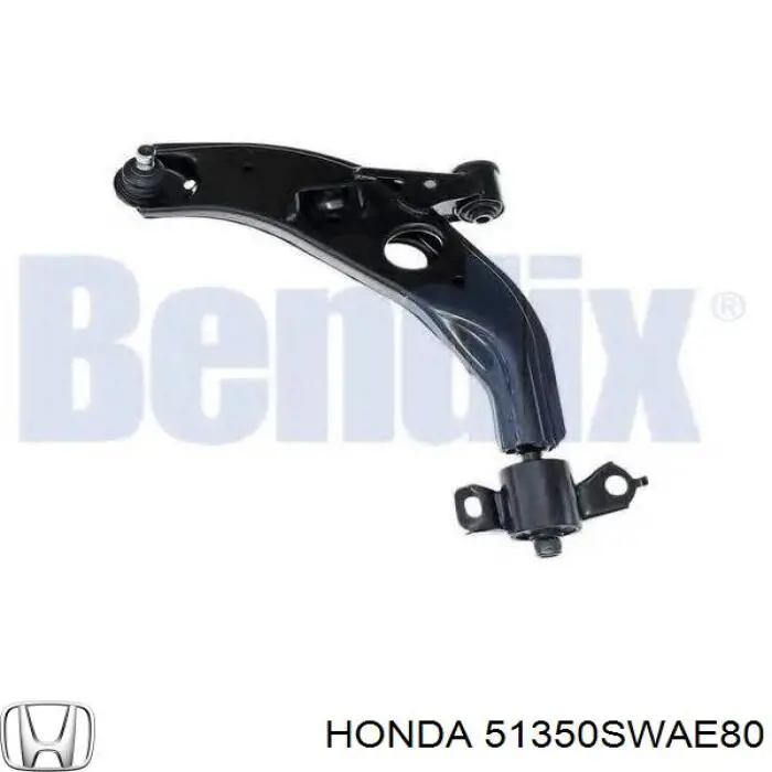 Правый рычаг передней нижней подвески Honda 51350SWAE80 цена, от 66.35 USD