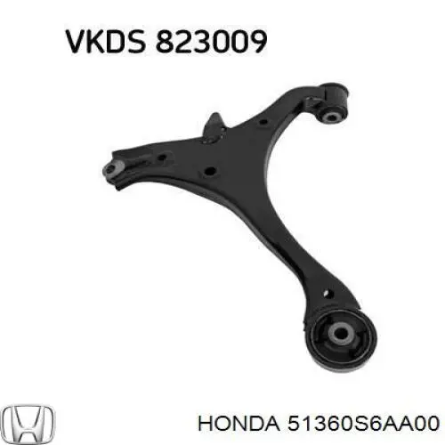 Купить 51360S6AA00 Honda Рычаг передней подвески левый