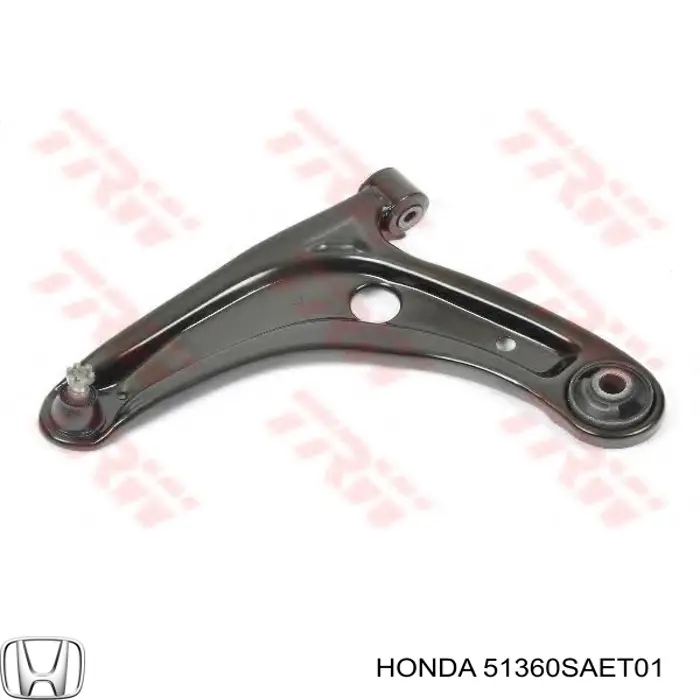Левый рычаг передней нижней подвески Honda 51360SAET01 цена, от 46.35 USD