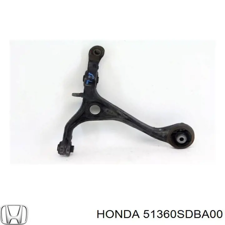 Barra oscilante, suspensión de ruedas delantera, inferior izquierda 51360SDBA00 Honda/Acura