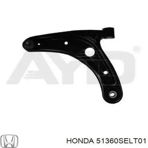 Рычаг передний нижний левый Honda 51360SELT01