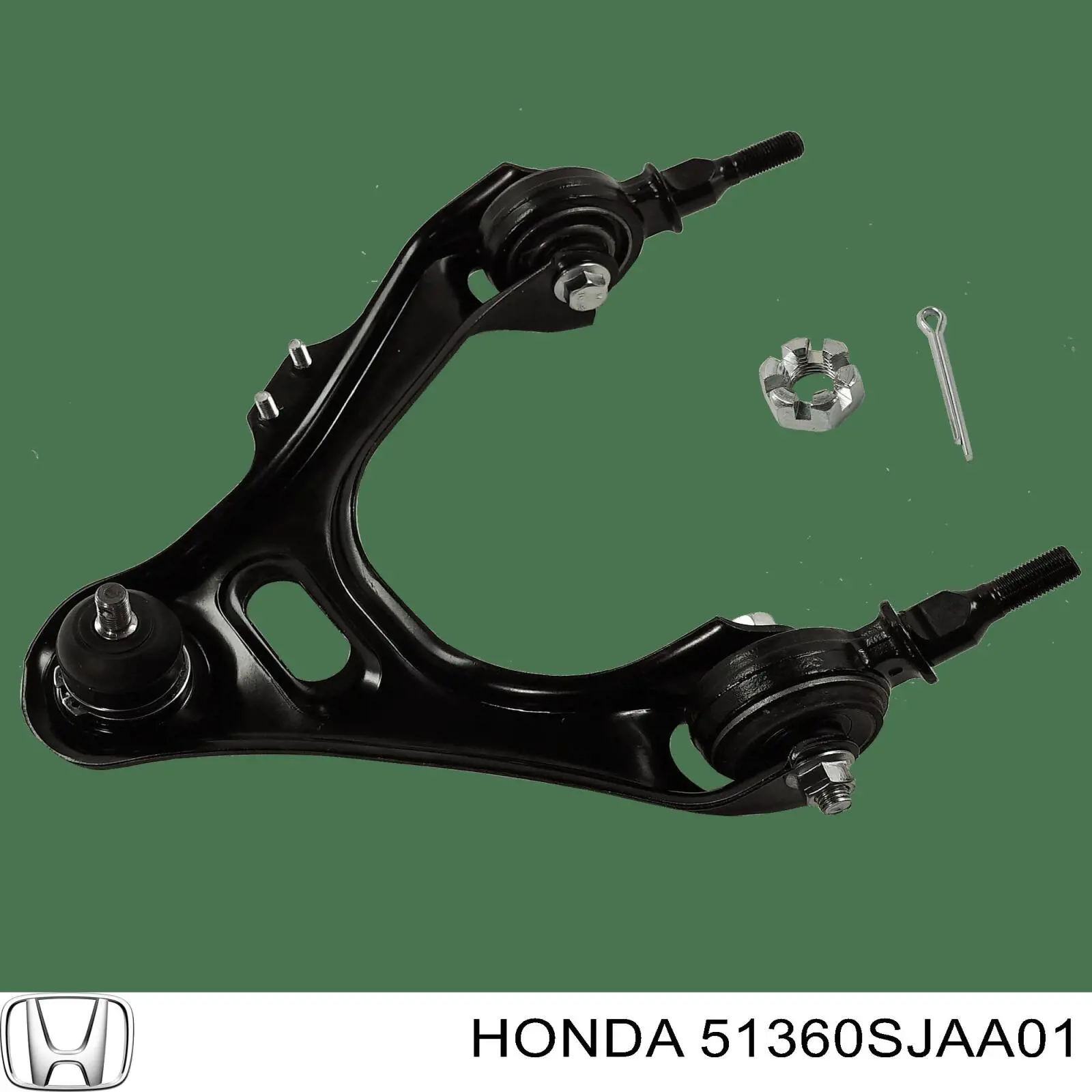 Barra oscilante, suspensión de ruedas delantera, inferior izquierda 51360SJAA01 Honda/Acura