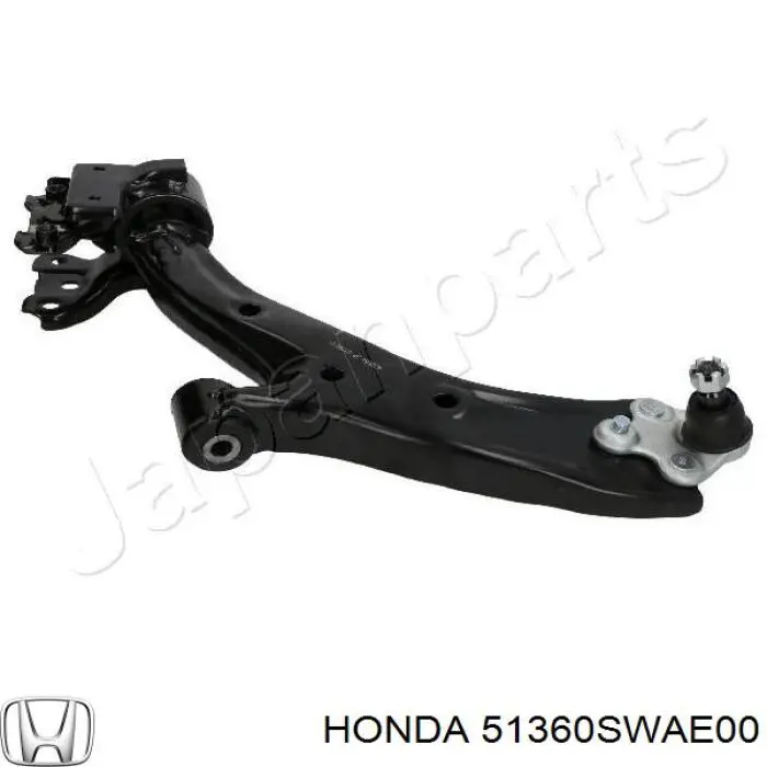 Левый рычаг передней нижней подвески Honda 51360SWAE00 цена, от 71.50 USD