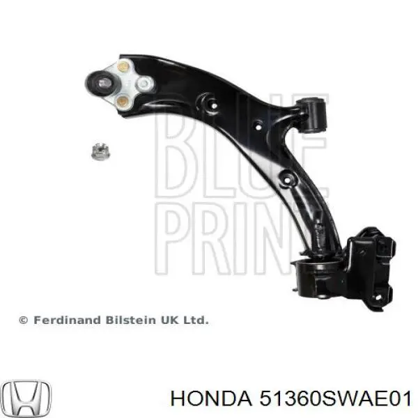 Купить 51360SWAE01 Honda Рычаг передней подвески левый