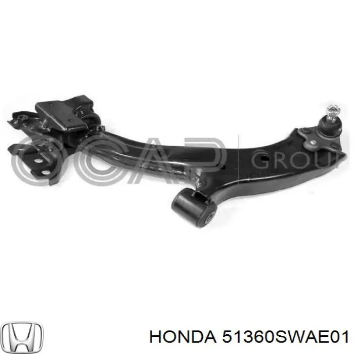 Рычаг передней подвески левый 51360SWAE01 Honda