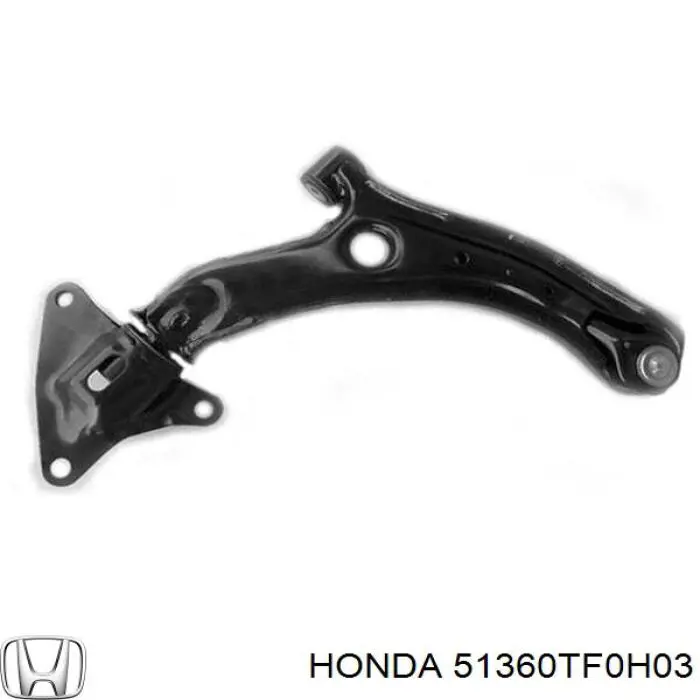 Рычаг передней подвески нижний правый 51360TF0H03 Honda