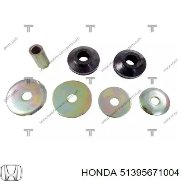 Втулка передней радиальной тяги, комплект на Honda Prelude II 