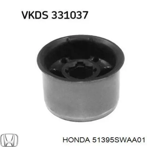 Сайлентблок переднего нижнего рычага Honda 51395SWAA01
