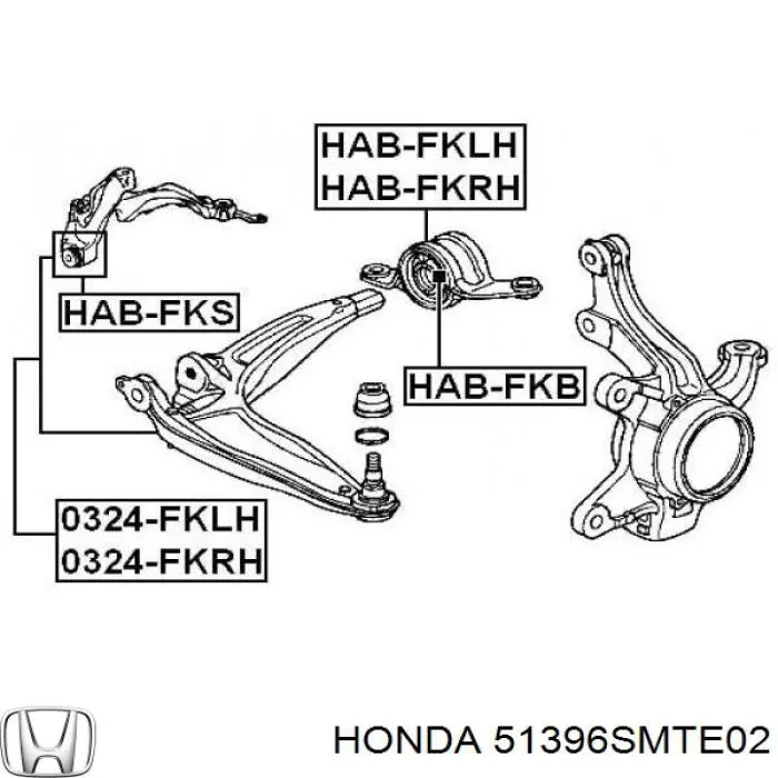  51396SMTE02 Honda