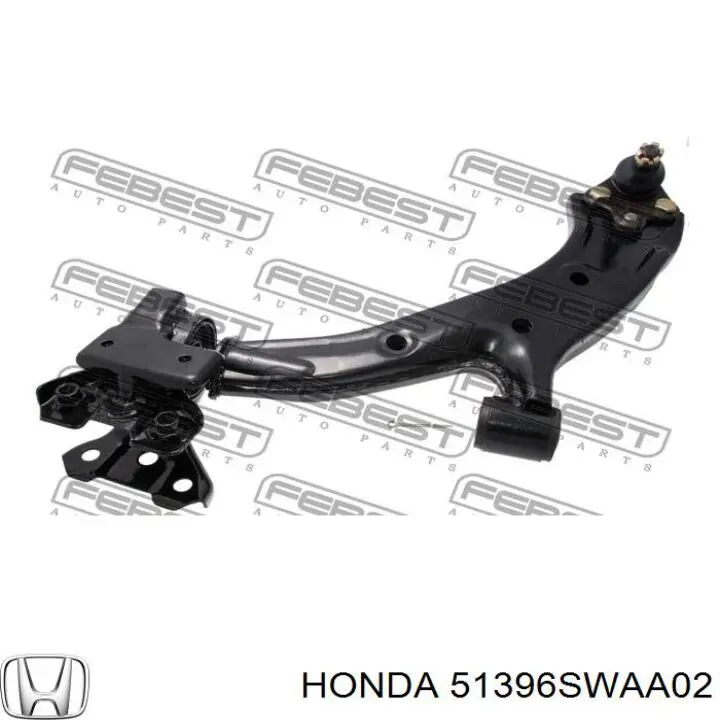 Сайлентблок переднего нижнего рычага Honda 51396SWAA02