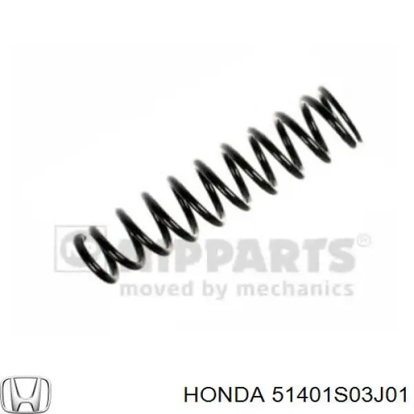Пружина амортизатора передняя Honda 51401S03J01 цена, от 43.65 USD