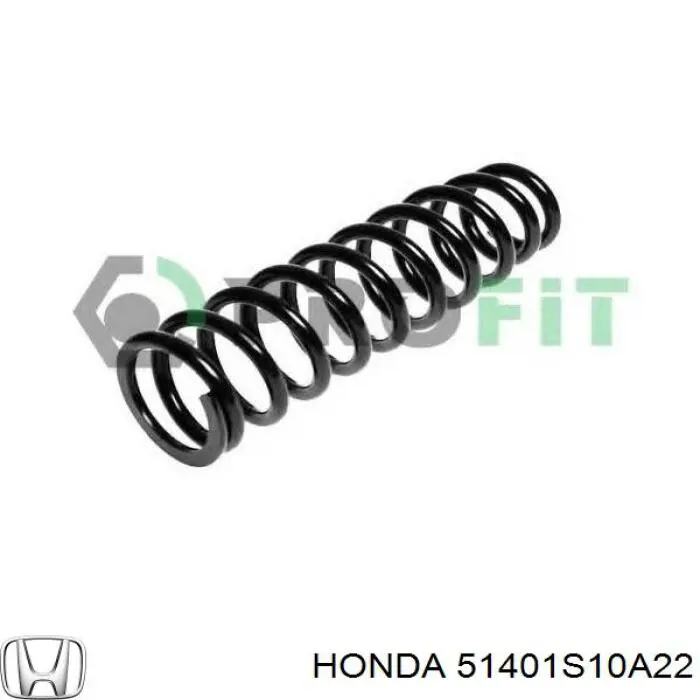 Купить 51401S10A22 Honda Винтовая пружина подвеска