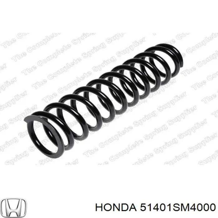 51401-SM4-000 Honda пружина передняя