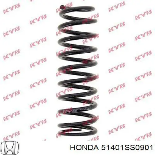 Купить 51401SS0901 Honda Винтовая пружина подвеска