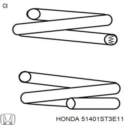 Пружина амортизатора передняя Honda 51401S04N01 цена, от 19.75 USD