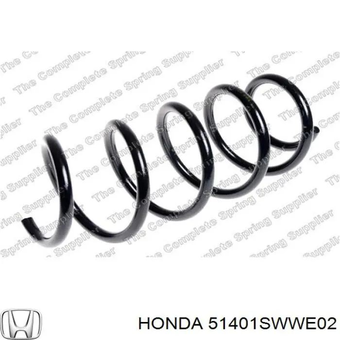 Пружина передняя правая 51401SWWE02 Honda