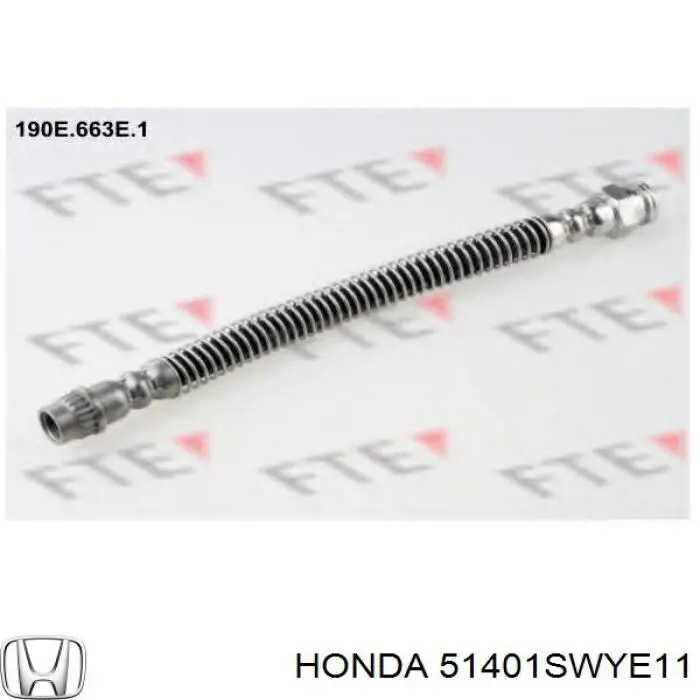 51401SWYE11 Honda Пружина передняя правая