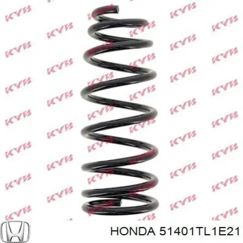 51401TL1E21 Honda пружина передняя