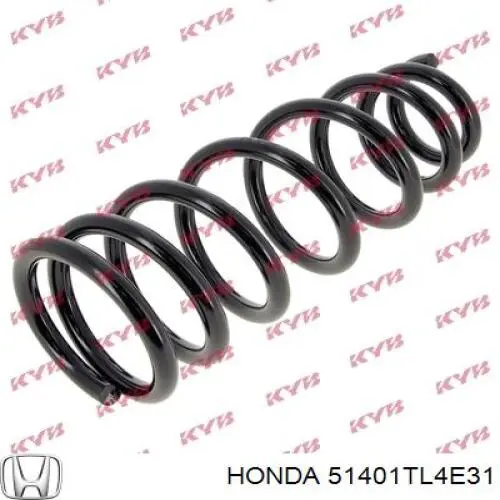 Пружина амортизатора передняя Honda 51401TL4E31 цена, от 37.70 USD