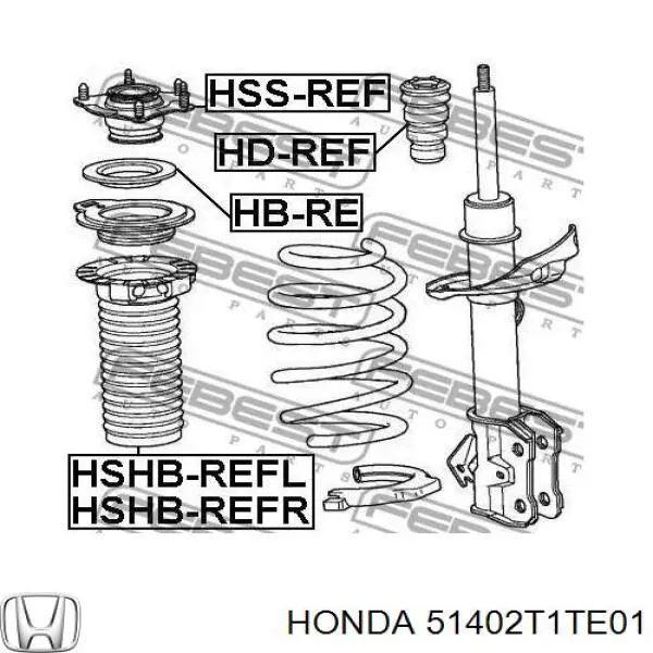 Пыльник амортизатора переднего 51402T1TE01 Honda