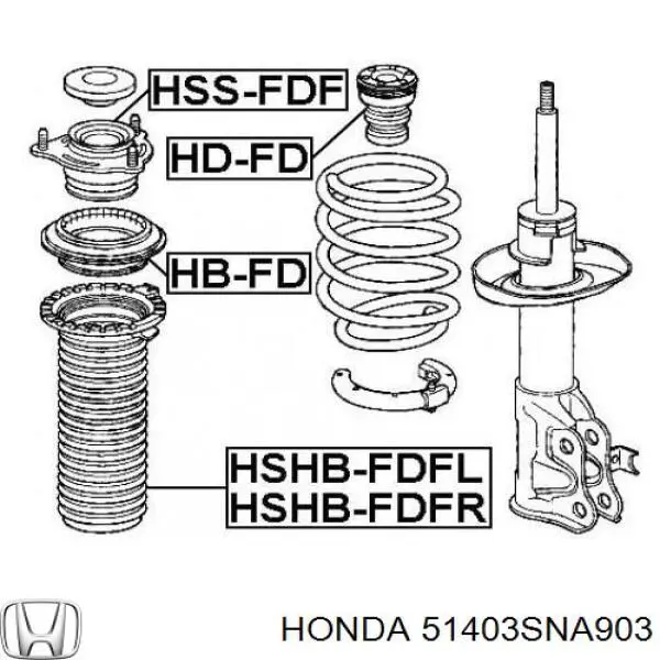51403SNA903 Honda пыльник амортизатора переднего