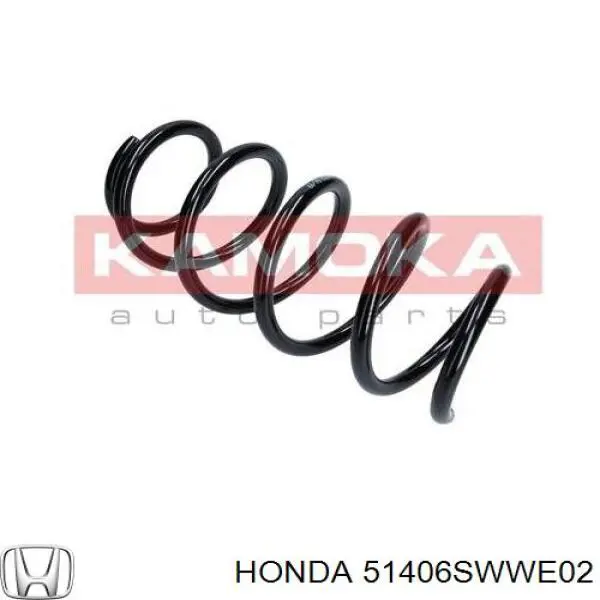 51406SWWE02 Honda Пружина передней подвески