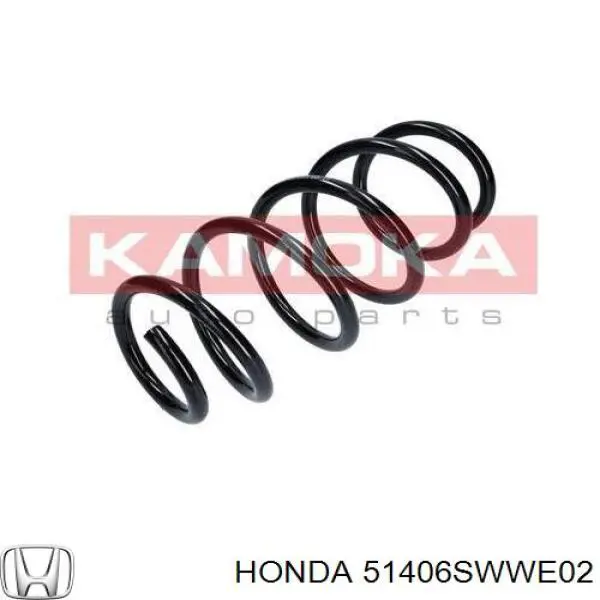 Купить 51406SWWE02 Honda Винтовая пружина подвеска