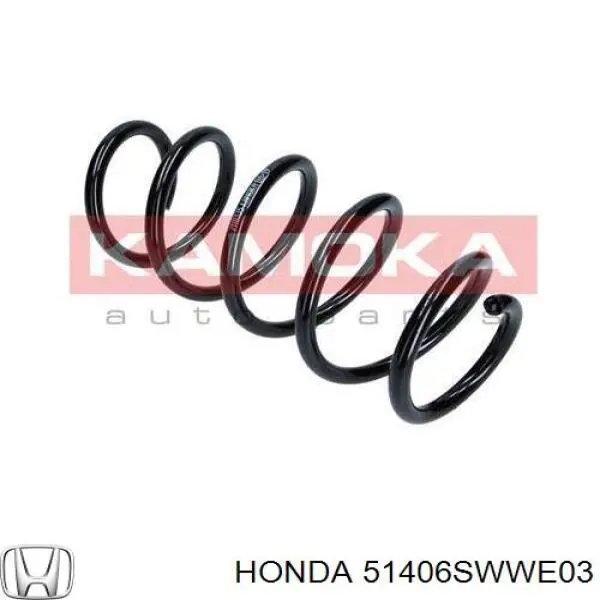 51406SWWE03 Honda Пружина передняя левая