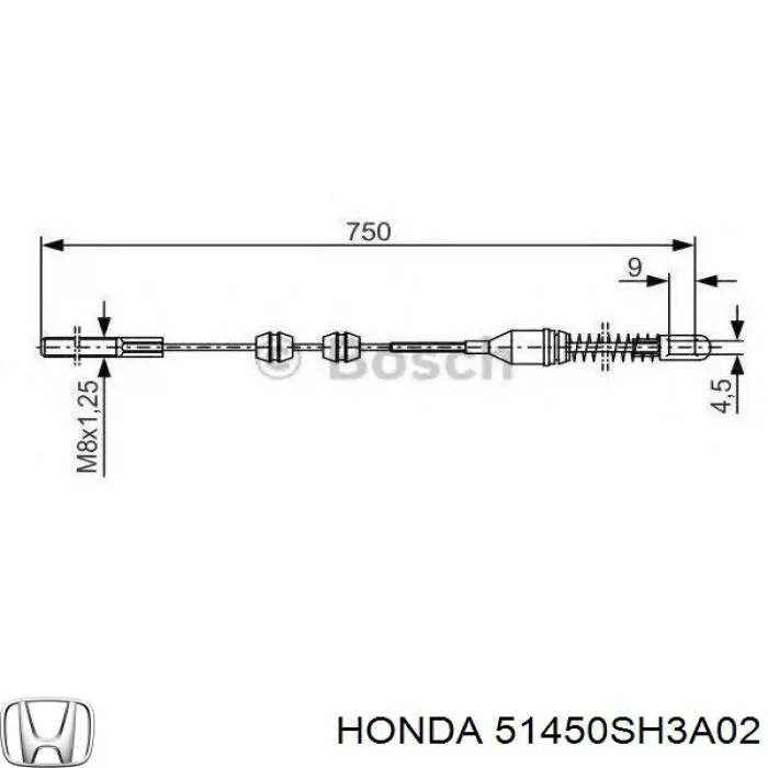 Купить 51450SH3A02 Honda Верхний рычаг