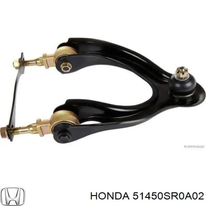 Barra oscilante, suspensión de ruedas delantera, superior derecha 51450SR0A02 Honda