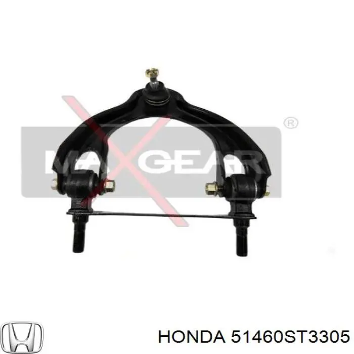 Barra oscilante, suspensión de ruedas delantera, superior izquierda 51460ST3305 Honda