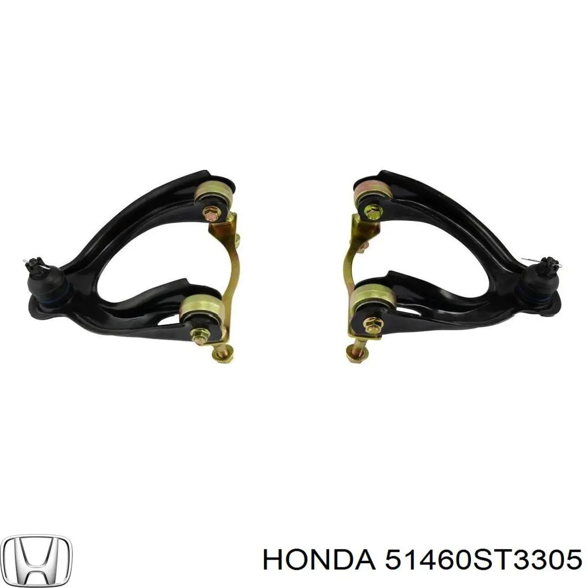 Рычаг передней подвески верхний, левый Honda 51460ST3305