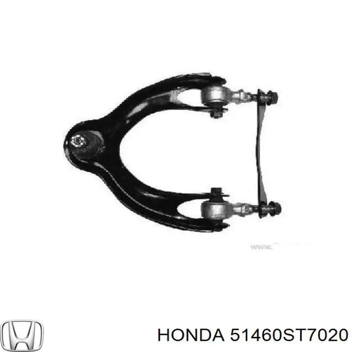 Barra oscilante, suspensión de ruedas delantera, superior izquierda 51460ST7020 Honda