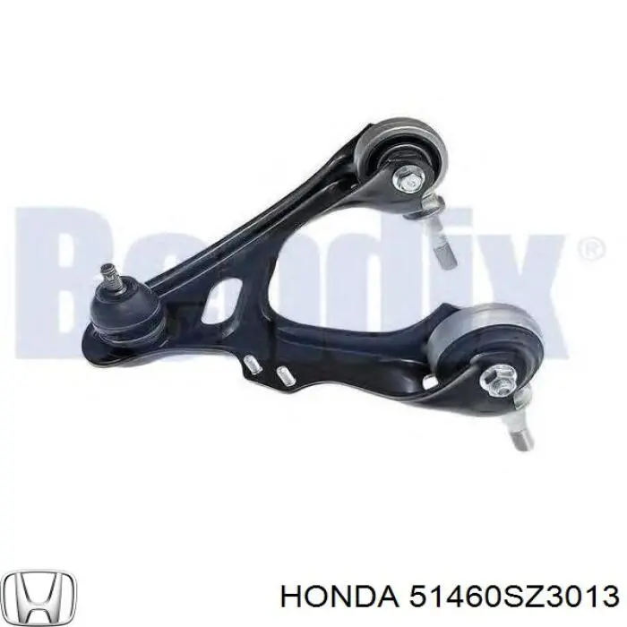 Barra oscilante, suspensión de ruedas delantera, superior izquierda 51460SZ3013 Honda/Acura