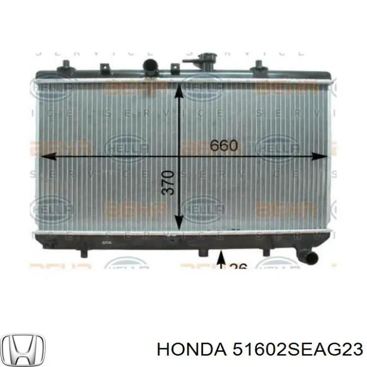 Амортизатор передний 51602SEAG23 Honda