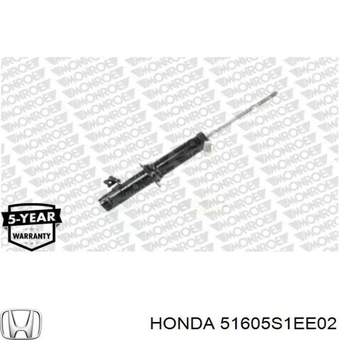 Amortiguador delantero derecho 51605S1EE02 Honda