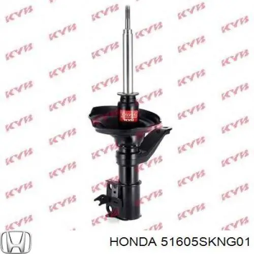 Амортизатор передний правый 51605SKNG01 Honda